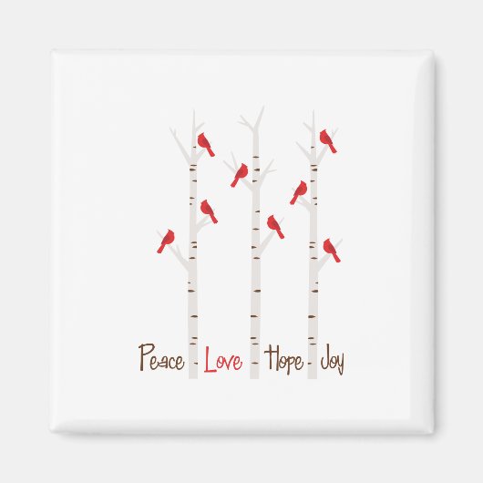 Aimant Cardinaux en succursale (Devant)