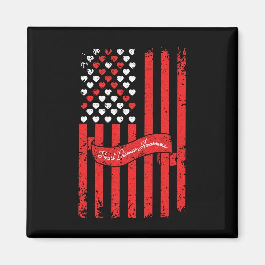 Aimant Cardiologue conscient de la maladie (Devant)