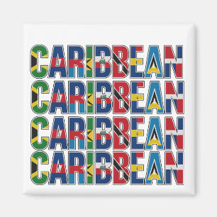 Aimant Caribbean Flags