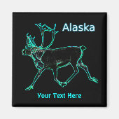 Aimant Caribou électrique - Alaska (Devant)