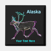 Aimant Caribou électrique - Alaska (Devant)