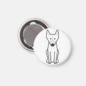 Aimant Caricature australienne Kelpie Dog (Recto/Verso)