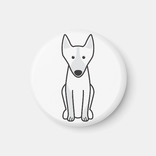 Aimant Caricature australienne Kelpie Dog (Devant)
