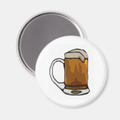 Aimant Caricature de la viande (Recto/Verso)