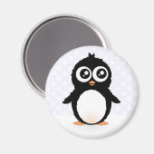 Aimant Caricature de pingouin mignon (Recto/Verso)