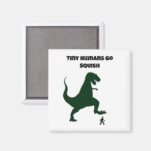 Aimant Caricature Dinosaure Dinosaure pour les minuscules