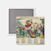 Aimant Caricature du démon de l'argent, 1860 (Recto/Verso)