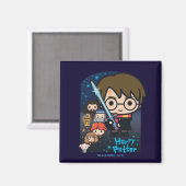 Aimant Caricature Harry Potter Chambre des secrets Graphi (Recto/Verso)