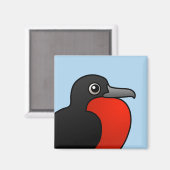 Aimant Caricature Magnifique Frigatebird (Recto/Verso)