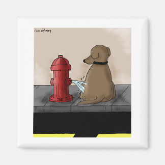 Aimant Caricature pour chien de vengeance hydratant incen
