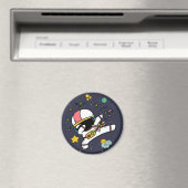 Aimant Caricature spatiale astronaute (In Situ (Lave-vaisselle))