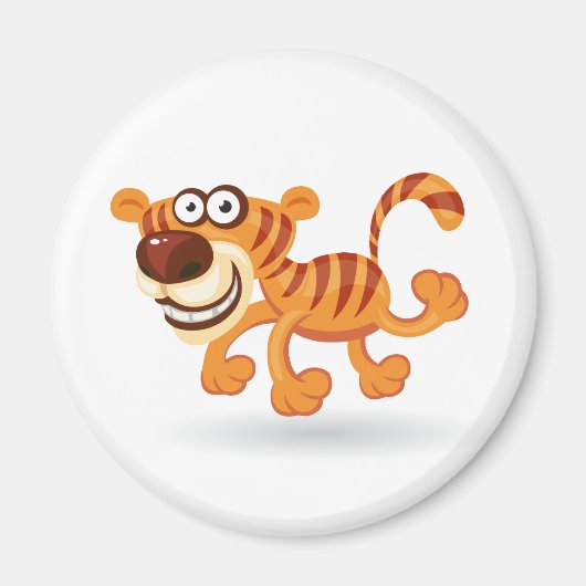 Aimant Caricature tigre bébé (Devant)