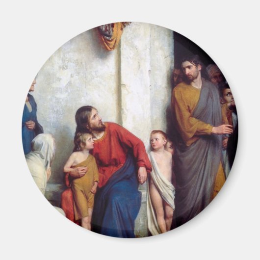 Aimant Carl Heinrich Bloch - Souffrez les enfants (Devant)