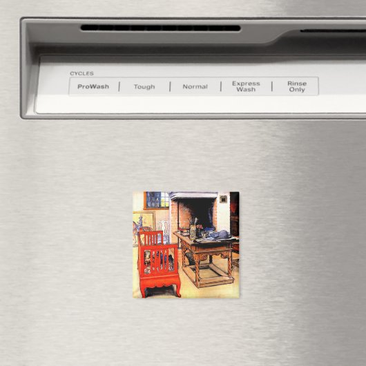 Aimant Carl Larsson - Peek-a-Boo (In Situ (Lave-vaisselle))