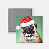 Aimant Carlin Chien Noël (Recto/Verso)