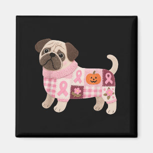 Aimant Carlin Chien rose Ruban Carlin du cancer du sein M