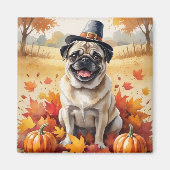 Aimant Carlin En Automne Feuilles Thanksgiving Art (Devant)