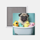 Aimant Carlin Paradise : Beauté de bain dans le bain à re (Recto/Verso)