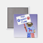 Aimant Carlins contre Trump (Recto/Verso)