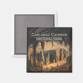 Aimant Carlsbad Cavernes Parc national Nouveau-Mexique (Recto/Verso)