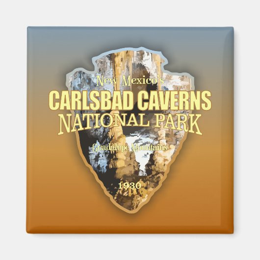 Aimant Carlsbad Caverns NP (flèche) (Devant)