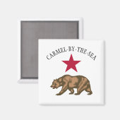 Aimant Carmel-by-the-Sea, Californie (Recto/Verso)