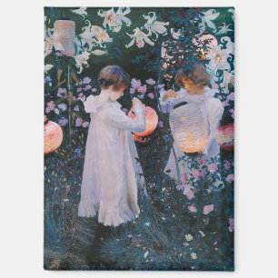 Aimant Carnation Lily Lily Rose de John Singer Sargent