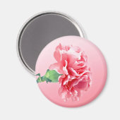 Aimant Carnation rose (Recto/Verso)