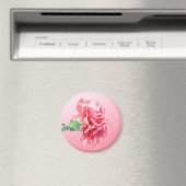 Aimant Carnation rose (In Situ (Lave-vaisselle))