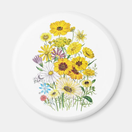 Aimant Carnaval de fleurs (Devant)