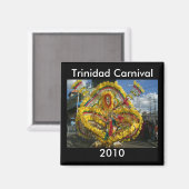 Aimant Carnaval de Trinidad 2010 (Recto/Verso)