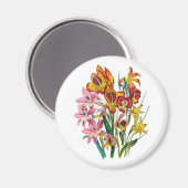 Aimant Carnaval des fleurs (Recto/Verso)