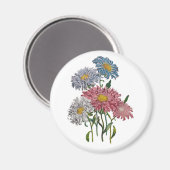 Aimant Carnaval des fleurs (Recto/Verso)