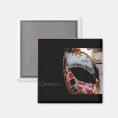 Aimant Carnaval - Italie - Masque (Recto/Verso)