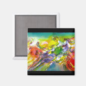 Aimant CARNAVAL ITALIEN / Danse, Musique, Théâtre (Recto/Verso)