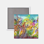 Aimant CARNAVAL ITALIEN / Danse, Musique, Théâtre (Recto/Verso)