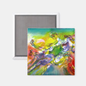 Aimant CARNAVAL ITALIEN / Danse, Musique, Théâtre (Recto/Verso)