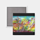 Aimant CARNAVAL ITALIEN / Danse, Musique, Théâtre (Recto/Verso)