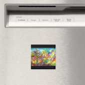 Aimant CARNAVAL ITALIEN / Danse, Musique, Théâtre (In Situ (Lave-vaisselle))