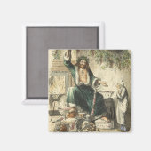 Aimant Carol de Noël : Le troisième visiteur de Scrooge (Recto/Verso)