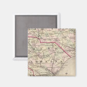 Aimant Caroline du Nord et Caroline du Sud 4 (Recto/Verso)