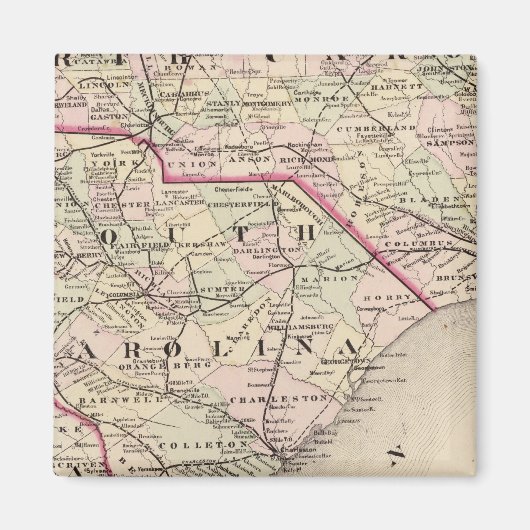 Aimant Caroline du Nord et Caroline du Sud 4 (Devant)