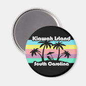Aimant Caroline du Sud de l'île Kiawah (Recto/Verso)