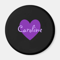 Caroline en violet