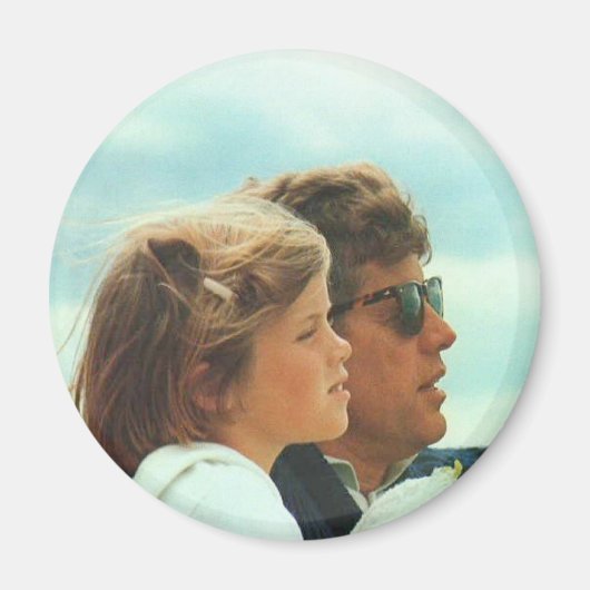 Aimant Caroline et John F. Kennedy (Devant)