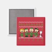 Aimant Caroling Christmas Sweater Graphic (Recto/Verso)