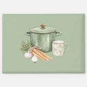 Aimant Carottes de pot vert (Recto)