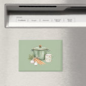 Aimant Carottes de pot vert (In Situ (Lave-vaisselle))