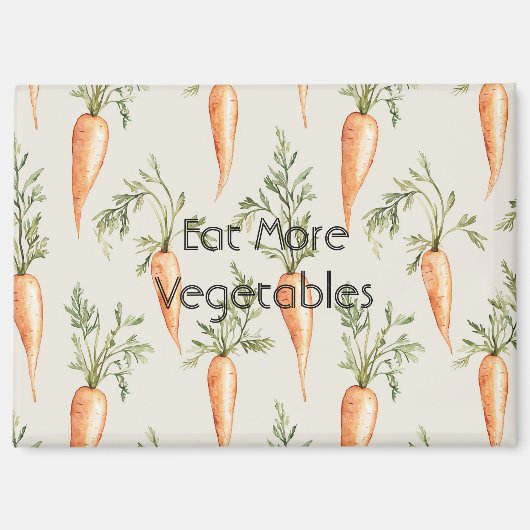 Aimant Carottes légumes de cottage (Recto)