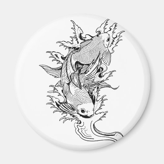 Aimant Carpa Koi (Devant)